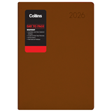 2026 Collins Rhapsody A41 Day-to-Page (DTP) Diary 2026 Cappuccino, 11300797